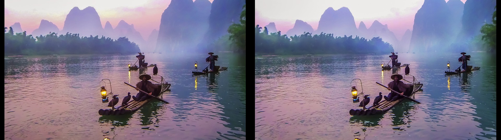 Misty Li River Dawn